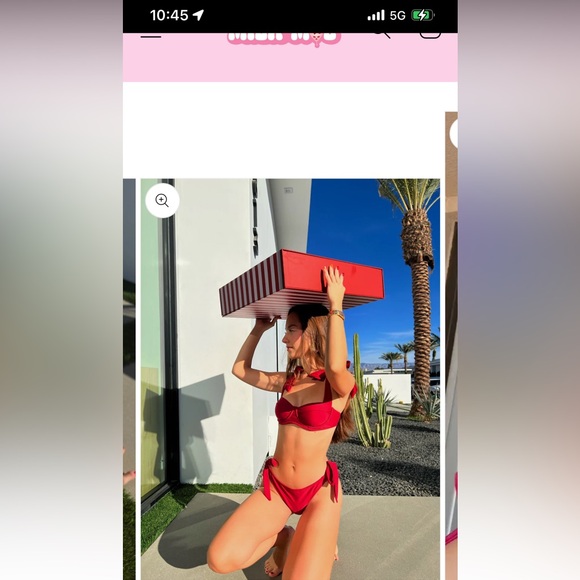 NWT Strawberry Milk Mob Cherry Bikini Set - Picture 7 of 8